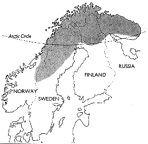 map -north Europe