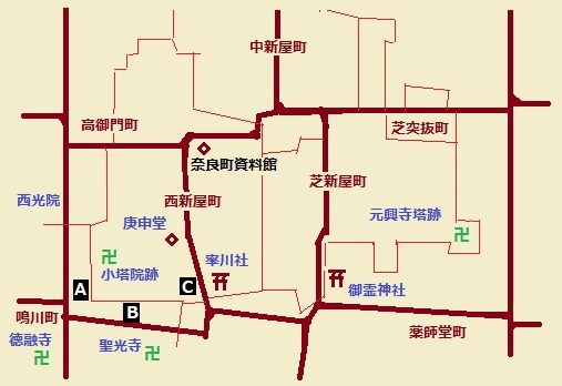 小塔院跡_Map